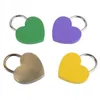 Household Sundries Heart Shaped Concentric Lock Metal Mulitcolor Key Padlock Package Door Locks