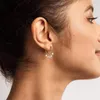 Dangle Earrings Mini Pearl Tassel Drop for Women 18K Gold Gold Stainless Steeldant Jewelry