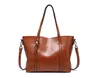 Модные сумки для плеч дизайнер женщин большие сумки европейские и американские модные кожаные кожи