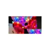 Altre forniture per feste festive Led Lampeggiante Peluche Orecchie di coniglio Fascia Donne Ragazze Bunny Light Up Hairband Copricapo Cerchio incandescente Wed Dhmd2