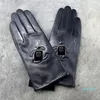 2022 neue frauen Leder handschuhe Herbst winter mode Nerz zubehör Touchscreen im freien warme fleece schaffell