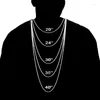 Halsband aus 24-karätigem Gold, Schmuck, 8 mm, 50,8–76,2 cm, Hip-Hop-Männer-Halskette, Ketten, modisch, mit Farbe gefüllt, Bordsteinkante, kubanisch, lang