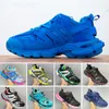 Luxe designer track en veld 3.0 schoenen sneakers man platform casual schoenen wit zwart net nylon bedrukte lederen sport drievoudige riemen zonder dozen 36-45 d1