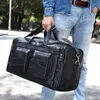 Duffel Bags Genuine Leather Big Handbags Casual Laptop Male Business Travel Messenger Men's Crossbody Shoulder Bag