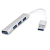 4 في 1 USB Hub Ultra Slim Super Speed ​​USB Extender لـ MacBook PC Phone Phone Mobile Disk Mouse Mouse