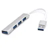 4 w 1 USB Hub Ultra Slim Super Speed ​​USB Extender dla MacBook PC Computer Telefon Mobilna klawiatura dysku twardego