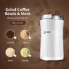 캡슐 커피 머신 Devisib Coffee Grinder 전기 50G 스테인리스 스틸 블레이드 및 그릇 브러시 제조 콩 견과류 향신료 설탕 곡물 221117
