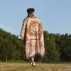 Этнический стиль платок одеяло с геометрическим рисунком одеяла для кисточки ретро -рисунок декор кемпинг фото реквизит