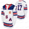 Maglie da hockey Trevor Zegras USA 2021 IIHF WJC Gold Winner Jersey Cole Caufield Matthew Beniers Matthew Boldy Spencer Knight Logan Cooley Hunter Skinner