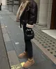 Boots Ultra Mini Platform Designer Женщина зимняя лодыжка Австралия снежная толстая дно настоящие кожаные теплые пушистые бутылки с меховыми угиками