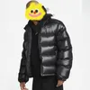 Новая пуховая хлопковая куртка, мужская зимняя теплая однотонная пуховая куртка с капюшоном, парка, мужские куртки, уличная верхняя одежда, пальто