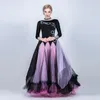 Scene Wear Ballroom Dance Dresses Multicolor Rhinestone Flamenco Costumes Waltz Tango Competition Moderna kläder PY278