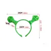 Party Decoration Halloween Adt Show Hair Hoop Shrek Hairpin Ears Band Band Cercle Cercle Costume Part