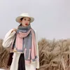 Nowy szalik zimowych rzeźbia paszmina szal projektant listu szalik moda