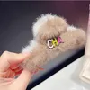 Multicolor Letter Plush Claw Clamps Women Special Letters Hair Claws Gift For Love Girlfriend Fashion Hair Accessories