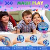 Magic Balls Flying Orb Ball 2022 Toys Galactic Spinner com luzes LED Mini Drone Boomerang Recarregável para crianças amm3z