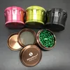 Wholesale 63mm 4layer SharpStone Version 2.0 Aluminum Metal Herb Grinder Tobacco Smoking Sharp Stone Smoking Accessories