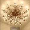 Lustres lustre de plafond en cristal moderne éclairage intérieur lumineux salon chambre cuisine lampe à LED