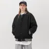 Giacca da baseball autunno inverno Abiti caldi per coppia Giunzioni solide Cappotti da strada alla moda Giacca in cotone tendenza hip-hop my111