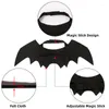 Trajes de gato Pet Bat Wings Cosplay Prop Clothes Halloween Fantasia fantasia roupa de gatos cães cães adereços de cabeça dramatiza cl.