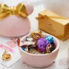 Storage Bottles Ceramic Wedding Candy Box Jar With Lid Creative European-style Piggy Bank Red Supplies Ornaments