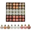 Party -Dekoration 68Ue Weihnachtsbaumball Baubles 72pcs/Box Dekorationen Hängende Ornamente für Feiertagsfestival Home