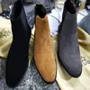 Botas Chelsea Homens Sapatos Luxo Inverno Tornozelo Vestido Masculino Plus Size 47 48 Botas de Homem 221117