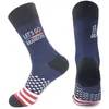 Lets Go Brandon Trump Chaussettes Party Favor 2024 Élection américaine Drôle Chaussette Hommes et Femmes Coton Bas Nouveau