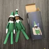 Snoop on a a spoopクリスマスエルフ人形を曲げたクリスマスホームデコレーション樹脂装飾品おもちゃのおもちゃのスパイ