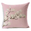 Pillow High Quality Plant Printed Decorative Covers Capa Almofada Funda Cojin Housse De Coussin Cover 45x45cm BZT-67