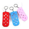 Shoe Parts Accessories Shoes Charms Keychain Eva With Holes Fit Clog Storage Soft Key Board Ring For Car Keys Ornaments Decoration G Smtog