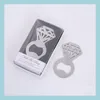 Openers Diamond Ring Beer Bottle Opener Wedding Favors Gift Creative Openers Box Packing Drop Delivery Home Garden Kitchen Dining Bar Dhai4