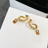 Women Stud Ohrring Designer Schmuck Gold Ohrringe Huggie Letter Ohr Studs Luxus Hoops Mode Gold 925 Silber Liebe Ohrringe B Bijoux 265W