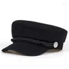 Berets 2022 Дизайн женщин мужчины Beret Hat Fashion Flat Navy Cap Casua Lhats