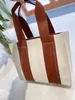 Designer Woody Tote Bags Womens Fashion Sacs à main en cuir Femme Shopping Bag Luxury Crossbody Totes Brown Handle Purse Large Medium And Small 2211172D