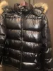 Mens designer down jacket Some clothes have NFC chips Black puffy jackets down jackets Fur collar Snow coat big brand design Removable cap Plus Size 1-6 Unisex