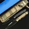 Video Door Phones Outdoor BM 140BK Hunting Tactics Straight Knife High Quality Camping Small Military Knives