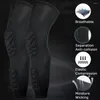 Genouillères Veau Rembourré Pack Compression Jambe Manches Cuisse Sports Équipement De Protection Shin Brace Soutien Pour Football Basketball Volleybal