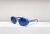 Occhiali da sole ovali da donna 40212 Mini Marrone Havana Frame Lenti grigie Summer Sunnies Shades UV400 Eyewear con scatola