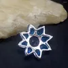 Colares de pingentes jóias factárias de gemasfactory grande promoção 925 prata azul gentil topáz