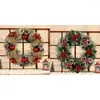 Dekorative Blumen, 38 cm, schöner Weihnachtskranz, Dekor, Tür, Zuhause, Baum, Girlande, Ornament, Wandbehang, vielfältige Einsatzmöglichkeiten