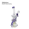 Hurtownia 7,68 cala Woda Bong Ballsphere Recycle Glass Dab Rig