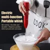 Blender USB Rechargaine Electric Whask Egg Beater Funcheld Coffee Blender Домохозяйство молока шейкер с пеной пеной блендер 221117