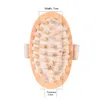 Masseur en bois Brosse pour le corps Tenu dans la main Réduction de la cellulite Portable Soulager les muscles tendus Tête en bois naturel Outil de massage du cuir chevelu CCC346