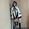 Women's Wool Blends Autumn And Winter Korean Version Fashion French College Style Cape Woolen Coat Design Trend 221117