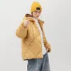 Veste d'hiver élégante, épaisse et chaude, Parka, vêtements d'extérieur, tendance de rue, treillis, veste en coton solide, YR001, 2022