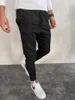 Мужские брюки Спортивные штаны Мужчины 2022 Уличная одежда Брюки Черные модные повседневные мышечные спортивные бегуны