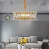 Chandeliers Golden LED Crystal Chandelier Restaurant Villa Lusres Round Nordic Postmodern Luxury Light