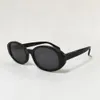 Black Grey Oval Sunglasses Sunglass 40212 Mini Women Summer Sunnies Shades UV400 Eyewear with Box