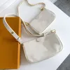 Designer Crossbody bags tote womens chain Purses Handbags Shoulder Luxury Black White Women shopping bag